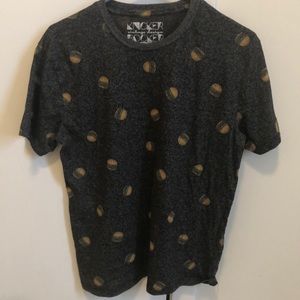 Men’s Small Hamburger T-Shirt